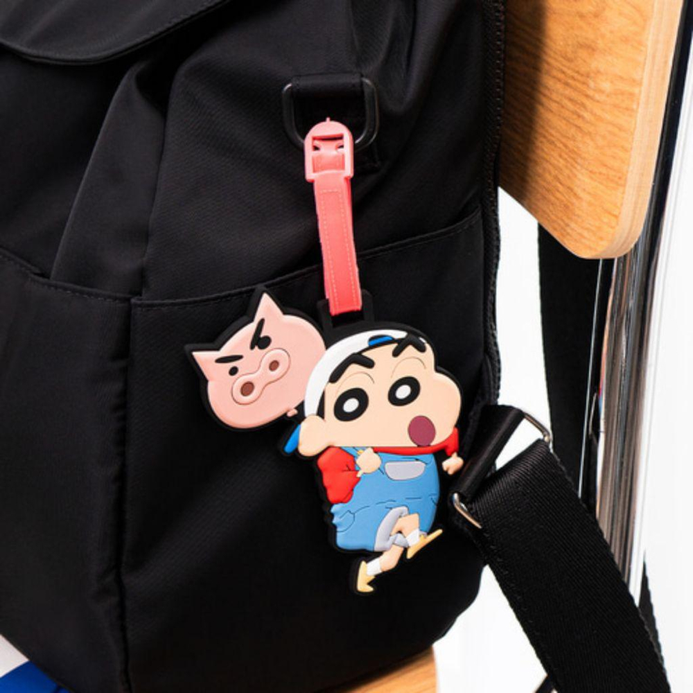 韓國連線 蠟筆小新行李吊牌-細節圖2