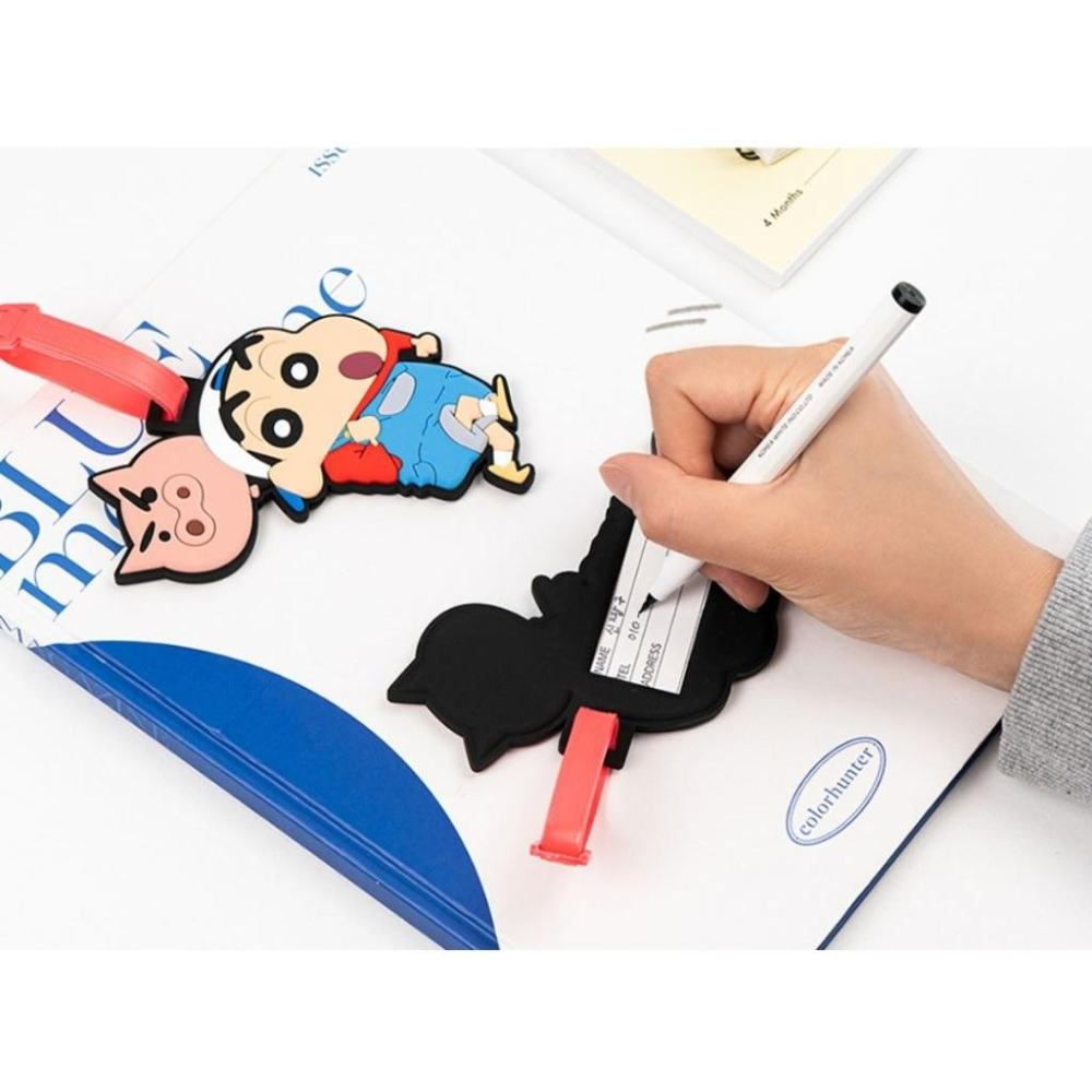 韓國連線 蠟筆小新行李吊牌-細節圖3