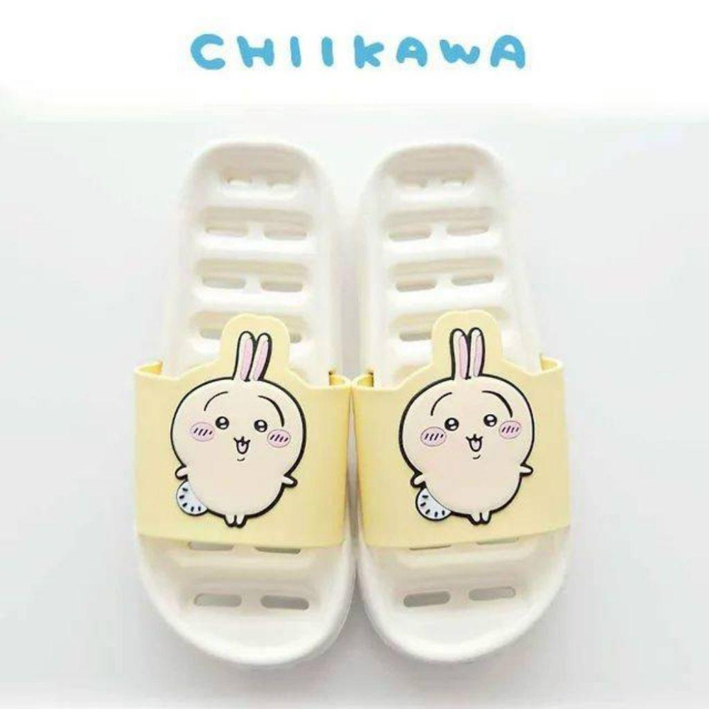 韓國連線 Chiikawa 吉伊卡哇 小八貓 烏薩奇 浴室拖鞋-細節圖4