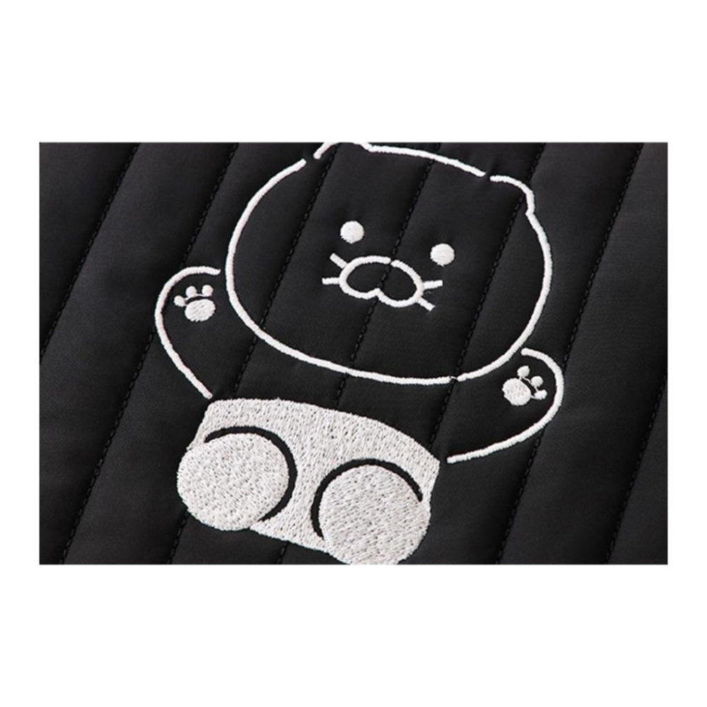 韓國連線 Kakao friends 純黑春植厚包覆16吋筆電平板包-細節圖4