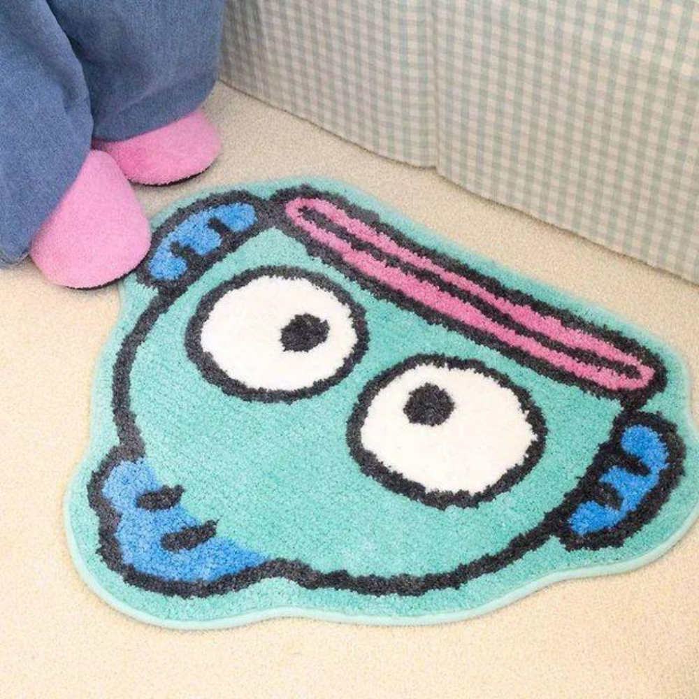 韓國連線 醜魚漢頓止滑地墊-細節圖2