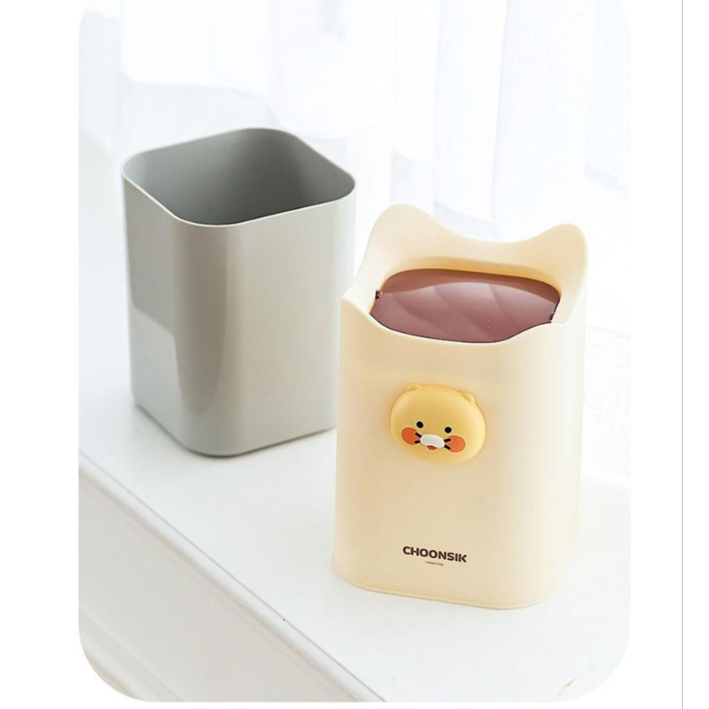 韓國連線 Kakao friends x Lilfant 春植3D旋轉蓋垃圾桶-細節圖3