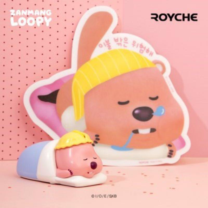 部分現貨 zanmang loopy 露比 x Royche 電腦辦公週邊商品 滑鼠墊 鍵盤 滑鼠 手腕墊 桌墊-細節圖4