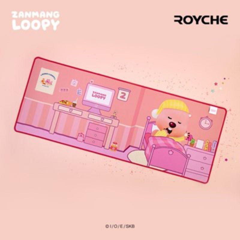 部分現貨 zanmang loopy 露比 x Royche 電腦辦公週邊商品 滑鼠墊 鍵盤 滑鼠 手腕墊 桌墊-細節圖7