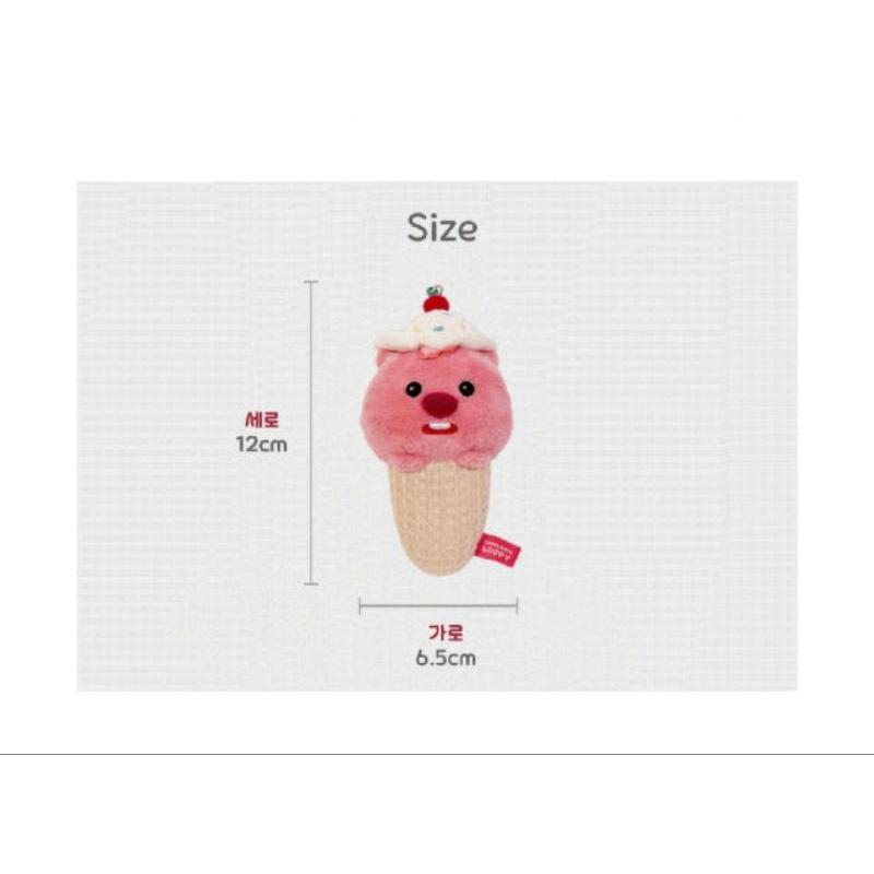 韓國連線 Zanmang Loopy 露比 冰淇淋吊飾-細節圖5