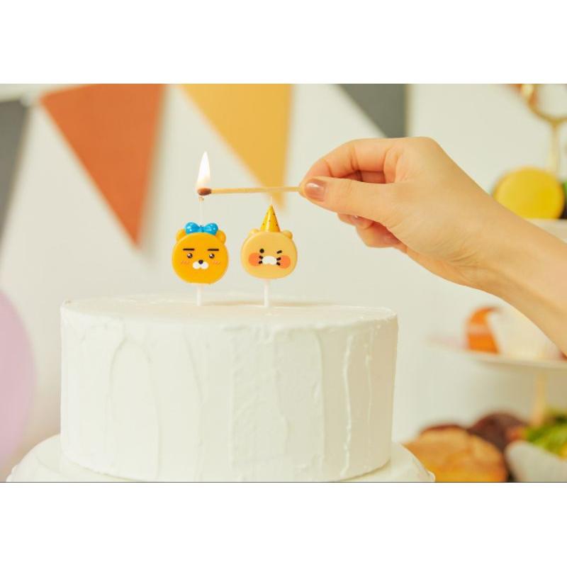 現貨 Kakao friends 萊恩春植 超可愛生日蠟燭兩件組-細節圖2