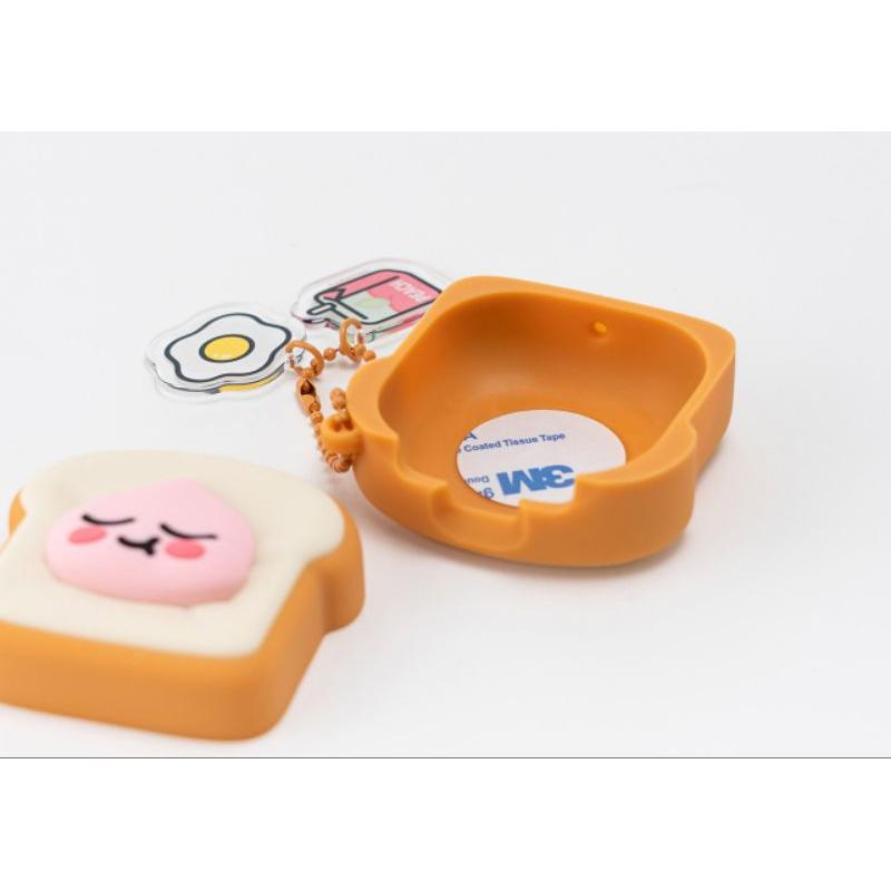 部分現貨 Kakao friends 吐司造型Galaxy Buds 2 Pro 耳機矽膠收納套 耳機殼-細節圖2