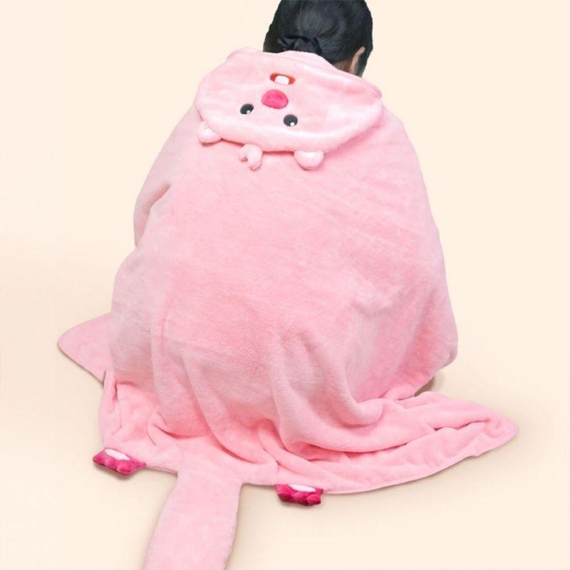 現貨 Zanmang Loopy 露比保暖斗篷 保暖毯 隨身毯-細節圖2