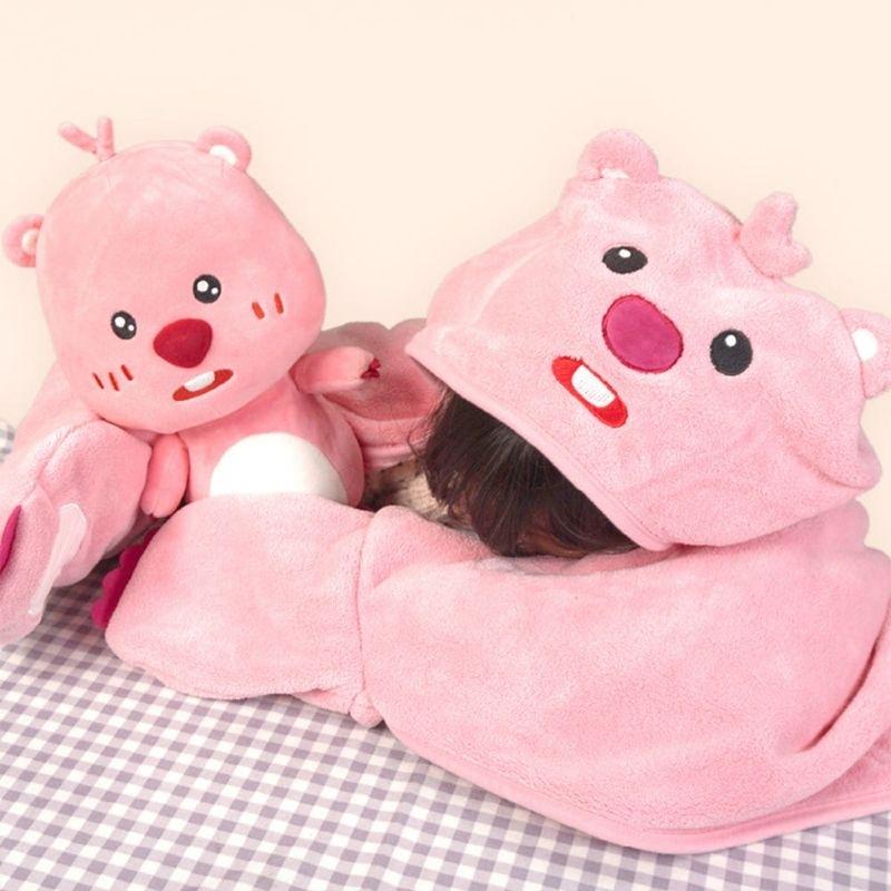 現貨 Zanmang Loopy 露比保暖斗篷 保暖毯 隨身毯-細節圖4