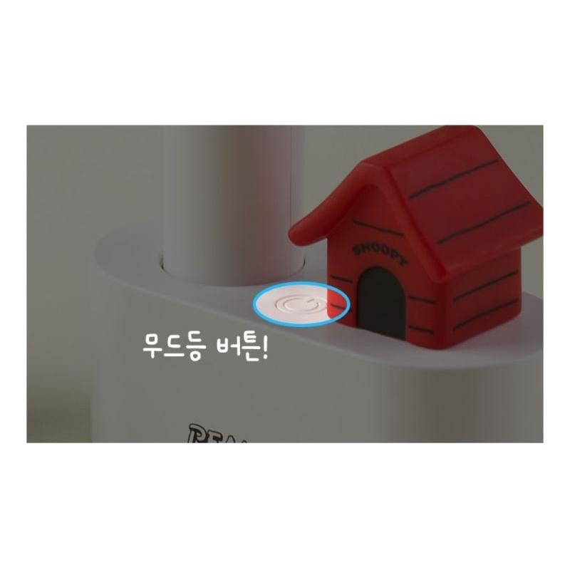 現貨 Peanuts 紅屋史努比 心情燈風扇-細節圖3