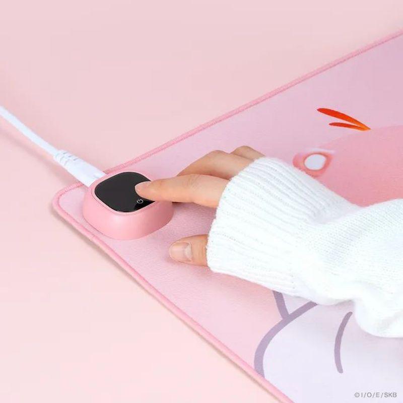 韓國連線 Royche x Zanmang Loopy 露比溫控長桌墊 滑鼠墊 電腦桌墊-細節圖2