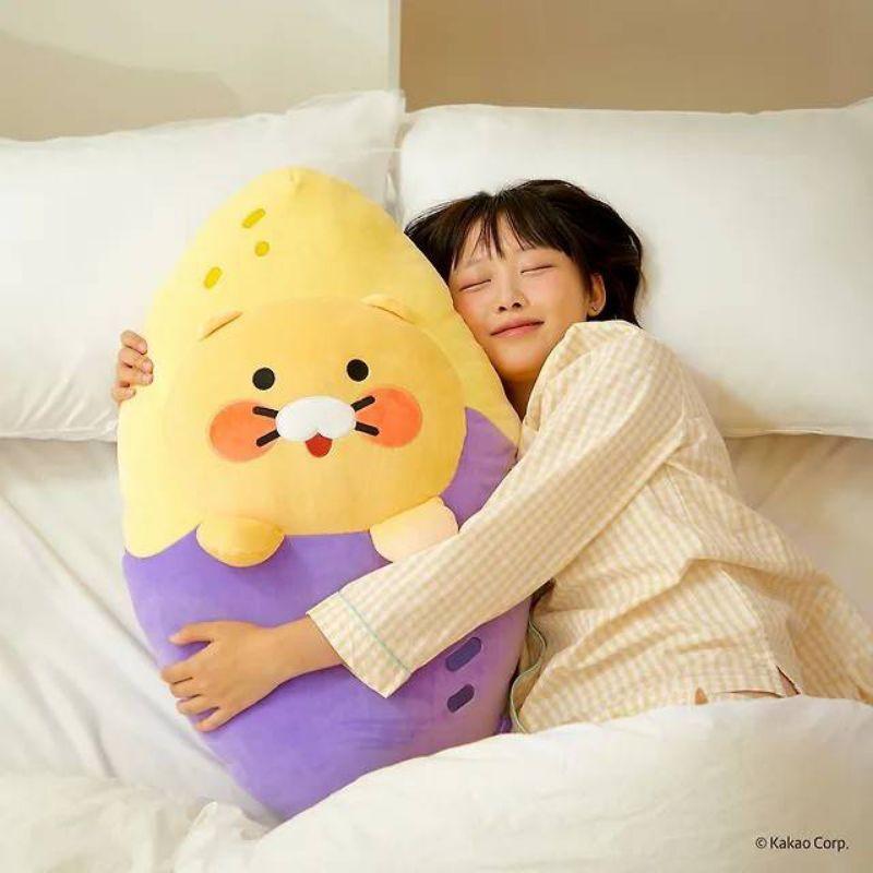 韓國連線 Kakao friends 春植大紅薯 巨型玩偶抱枕-細節圖3