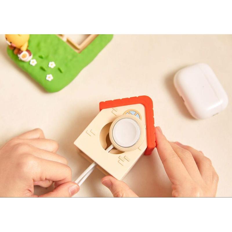 韓國連線 Kakao friends 春植的小屋蘋果耳機 手錶充電支架-細節圖3