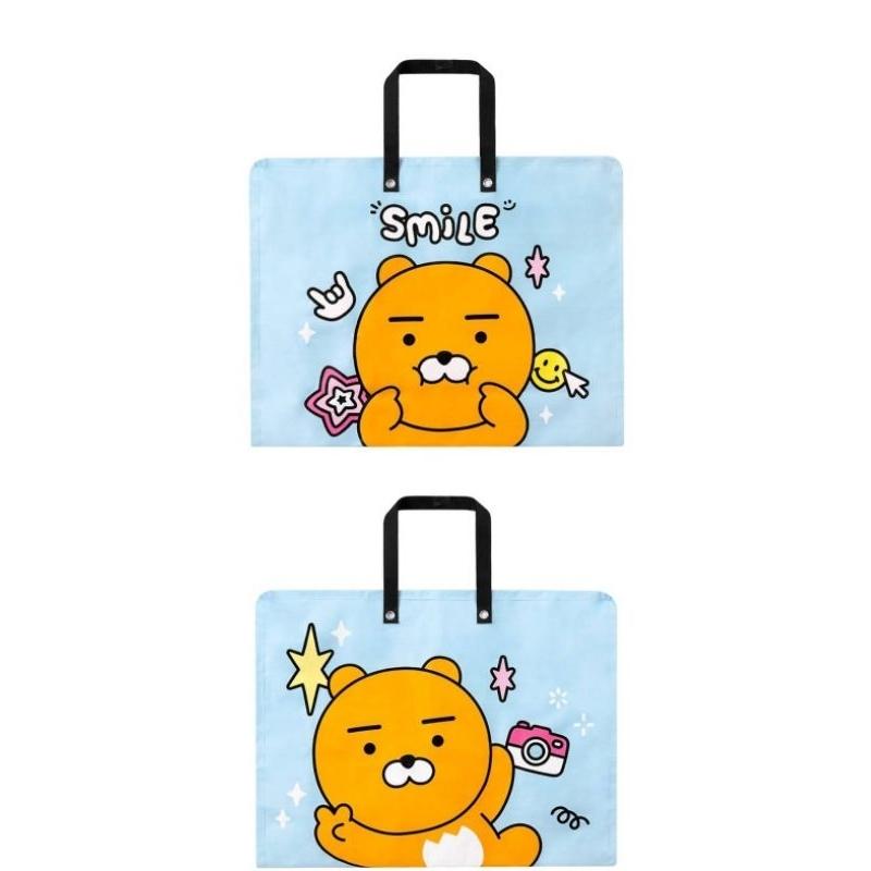 部分現貨 Kakao friends 萊恩 春植 旅行防水購物袋-細節圖5