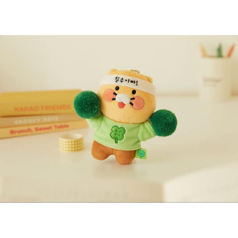 現貨 Kakao friends 幸運草應援春植吊飾鑰匙圈-細節圖2