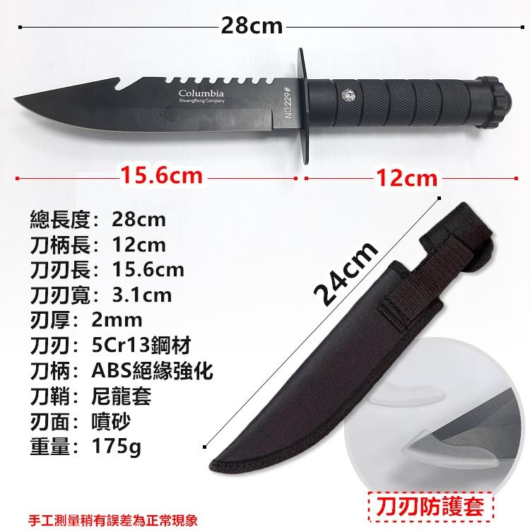 【台灣24H出貨】 軍刀 直刀 小刀 刀具 藍波刀 露營 刺刀 登山刀 野外求生 折刀 生存遊戲 軍用品【CP185】-細節圖9