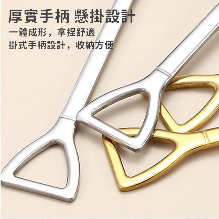 【台灣免運24h出貨】鏟子湯匙 湯匙叉子 鏟子叉子 小湯匙 水果叉 咖啡杓 造型湯匙 鐵鏟湯匙 攪拌棒【RS1397】-細節圖5