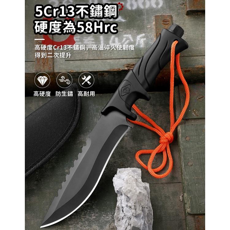 【台灣24h出貨】藍波刀 防身刀 露營刀 直刀 登山刀 小刀 野外求生刀 戰術刀 求生刀 野外求生刀【CP180】-細節圖7