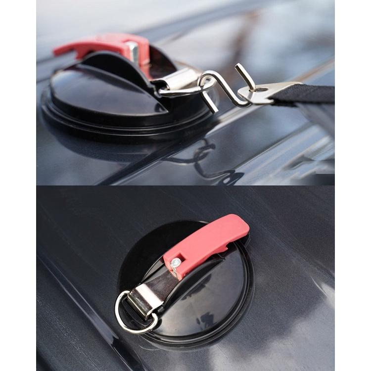 吸盤掛勾 強力吸盤 附2個S鈎 吊環 車泊 天幕 車宿 露營掛鉤 天幕 天幕帳 掛勾 露營掛架 天幕固定【CP126】-細節圖3