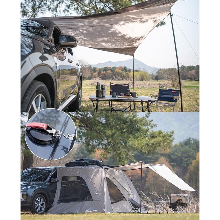 吸盤掛勾 強力吸盤 附2個S鈎 吊環 車泊 天幕 車宿 露營掛鉤 天幕 天幕帳 掛勾 露營掛架 天幕固定【CP126】-細節圖8