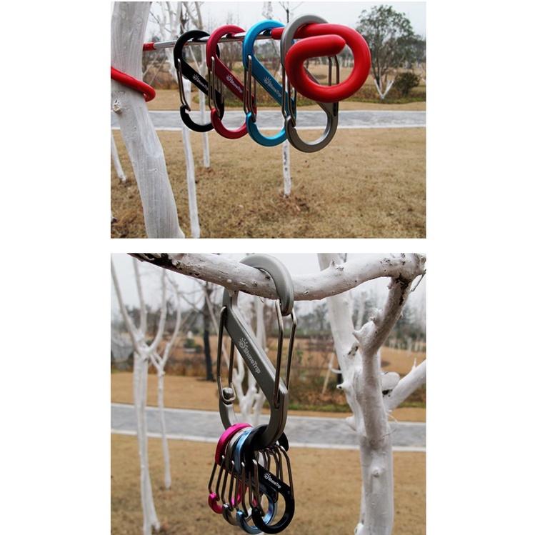 鋁合金S型8字扣 S掛勾 S勾 掛鈎 露營 扣環 置物扣 鑰匙圈 登山扣 鑰匙環 ShineTrip 戶外【CP087】-細節圖7