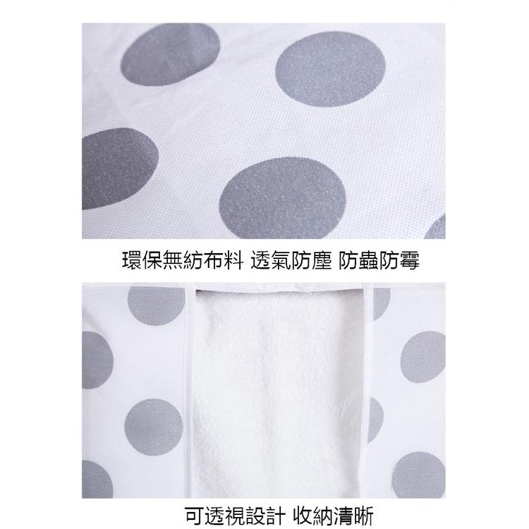 大容量 可透視棉被收納袋 衣物收納袋 防塵袋 收納袋 無紡布 衣物防塵袋 棉被收納袋 居家 整理袋 衣物【RB594】-細節圖5
