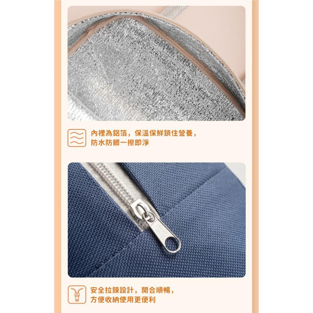 便當袋 保溫袋 保冰袋 熊熊便當袋 保溫袋 保冷袋 保溫便當袋 簡約便當袋 野餐袋 手提袋 購物袋【RB592】-細節圖6