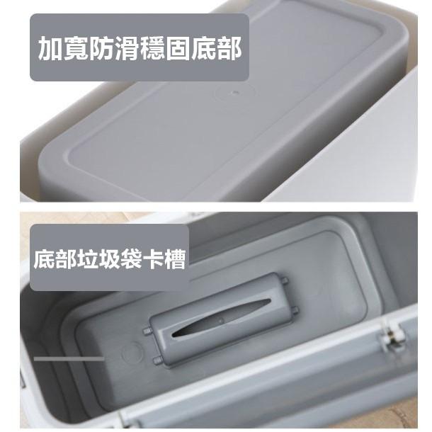 垃圾桶 【現貨免運】廁所垃圾桶 按壓彈蓋垃圾桶 彈壓式垃圾桶桶 夾縫垃圾桶 客廳 浴室 廚房 垃圾桶【RS1045】-細節圖6