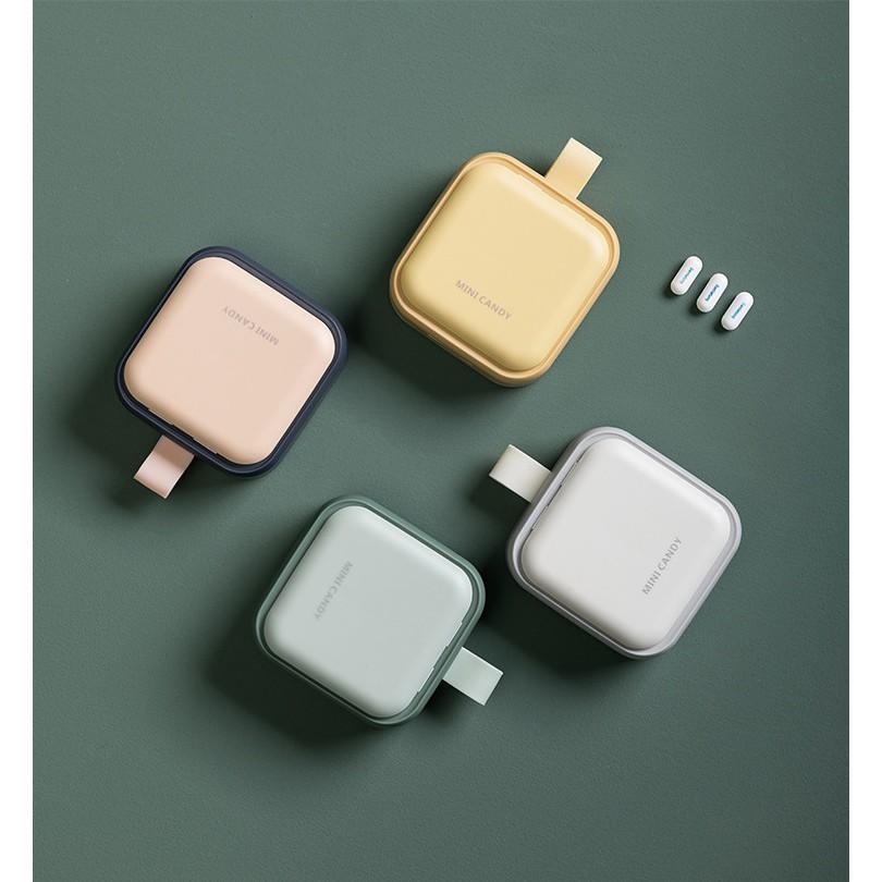 北歐風藥盒 小藥盒 分裝藥盒 藥物盒 攜帶型藥盒 收納藥盒 藥盒 多格藥盒 方糖藥盒 藥丸盒【RS1181】-細節圖3