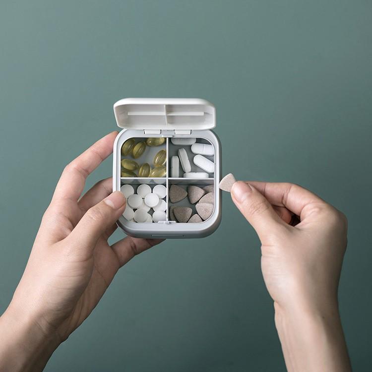 北歐風藥盒 小藥盒 分裝藥盒 藥物盒 攜帶型藥盒 收納藥盒 藥盒 多格藥盒 方糖藥盒 藥丸盒【RS1181】-細節圖6