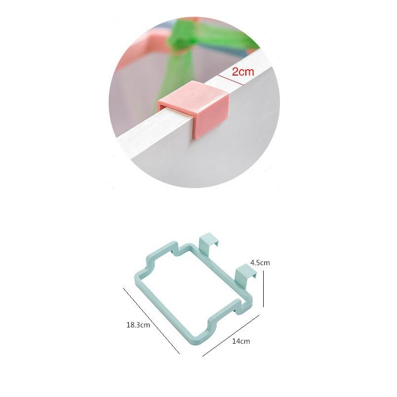 【台灣出貨】垃圾袋掛架 掛架 垃圾架 門背式簡易安裝多功能掛架 廚房 垃圾袋架 【RS531】-細節圖4