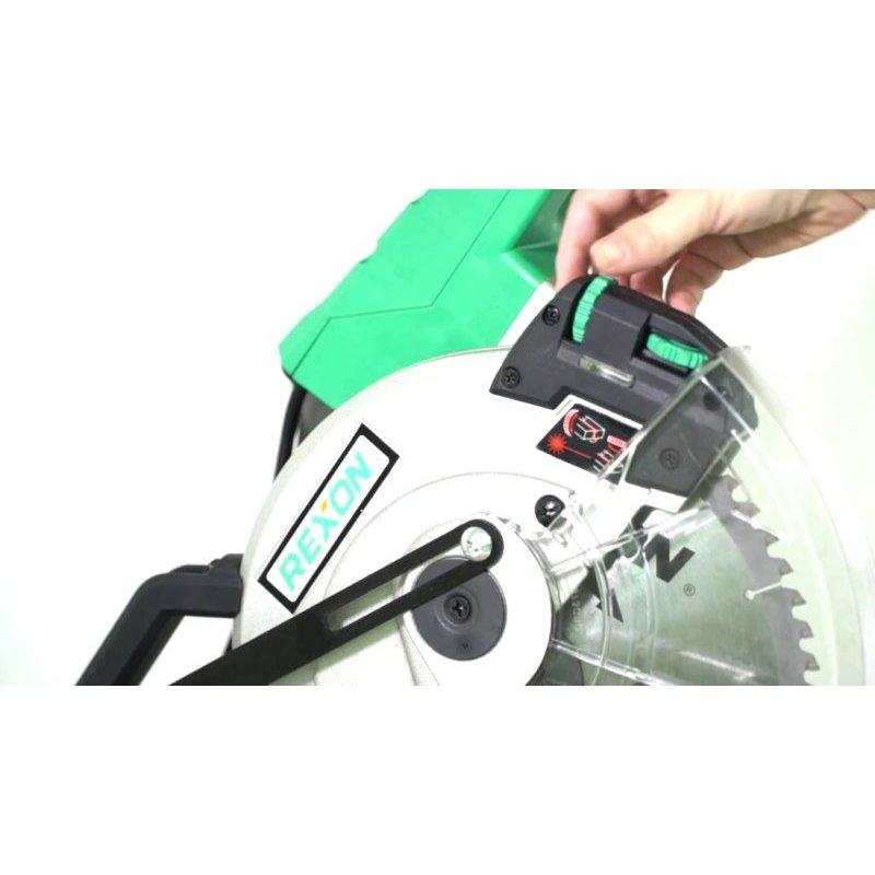 【DIY品牌聯盟】REXON 力山 10吋滑桿式多角度切斷機1550W SM2510R 切割機 帶鋸機 切斷機-細節圖2