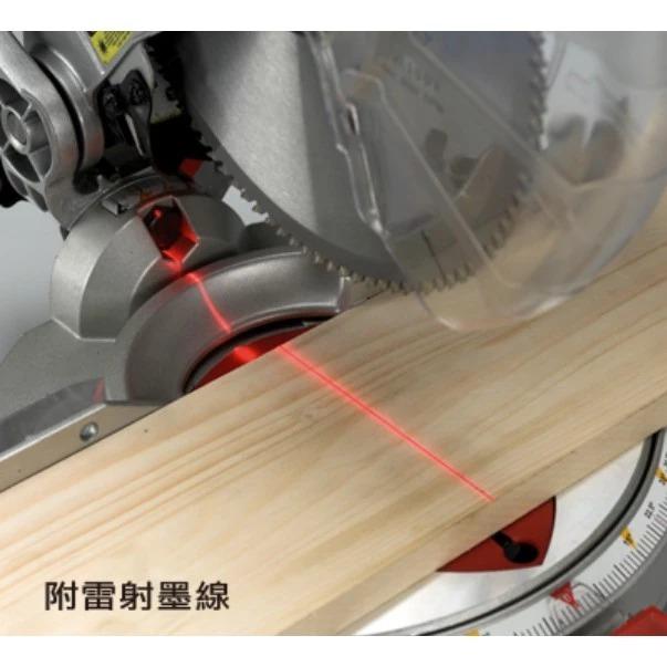 【DIY品牌聯盟】REXON 力山 桌上型10吋木(鋁)工角度切斷機 M2500RC 切斷機 切割機 砂輪機 鋸台-細節圖2