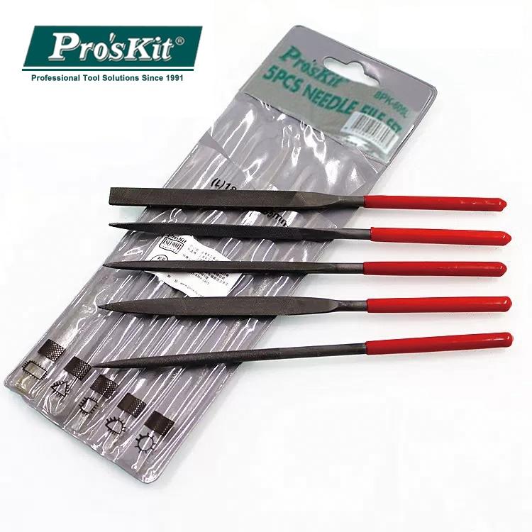 【DIY品牌聯盟】Pro＇sKit 寶工 8PK-605L 精密銼刀(5支組)180mm 銼刀-細節圖3