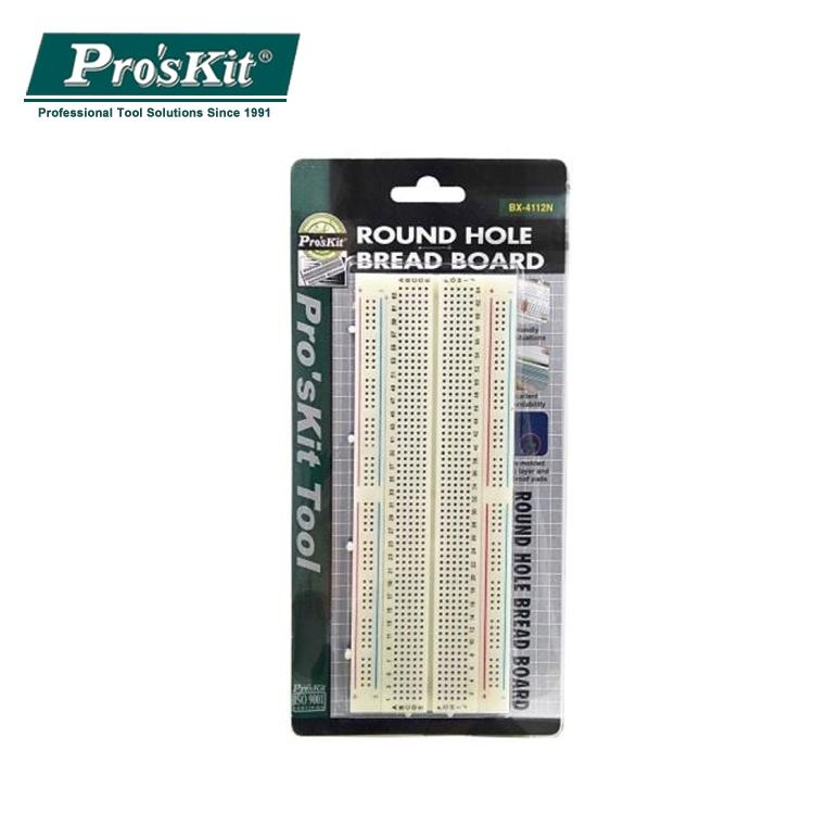 【DIY品牌聯盟】Pro＇sKit 寶工  BX-4112N 麵包板840圓孔 免焊測試板 萬用電路板-細節圖3