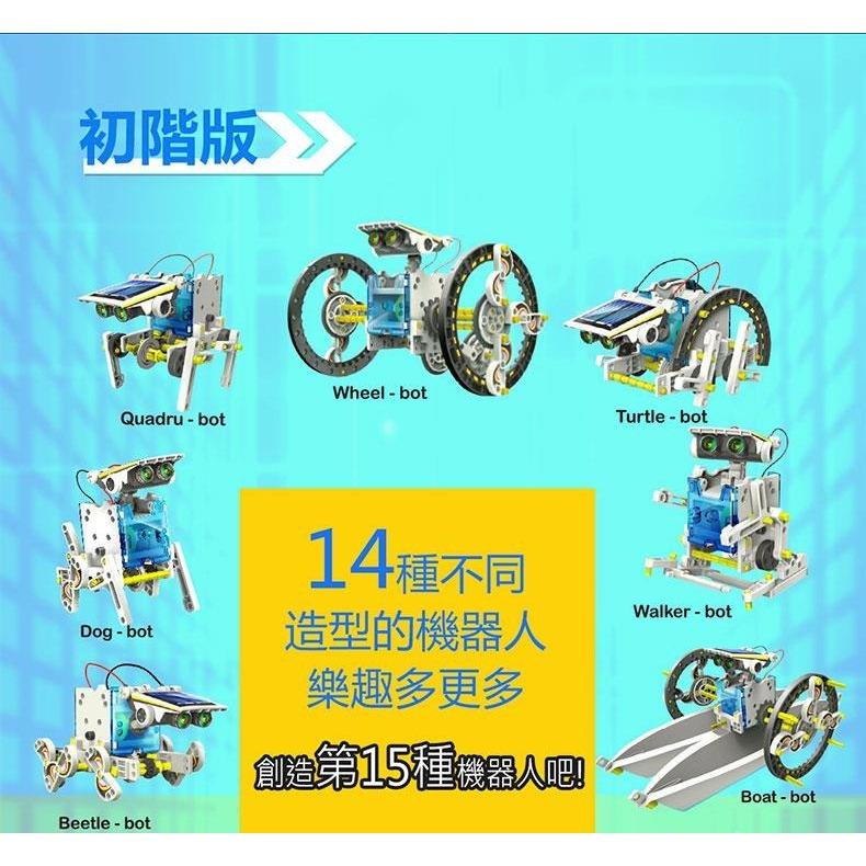 【Pro＇sKit 寶工】GE-615 14合1太陽能變型機器人 親子 DIY 學習教具 ST安全玩具 模型 台灣製造-細節圖7