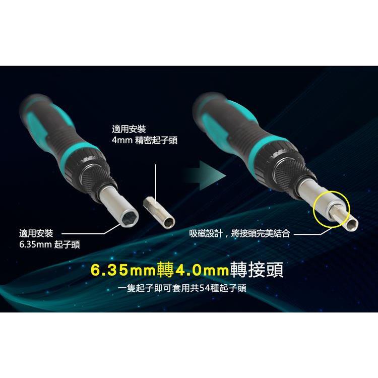 【DIY品牌聯盟】Pro＇sKit 寶工 57合1維修螺絲批組工具組 SD-9857M-細節圖4