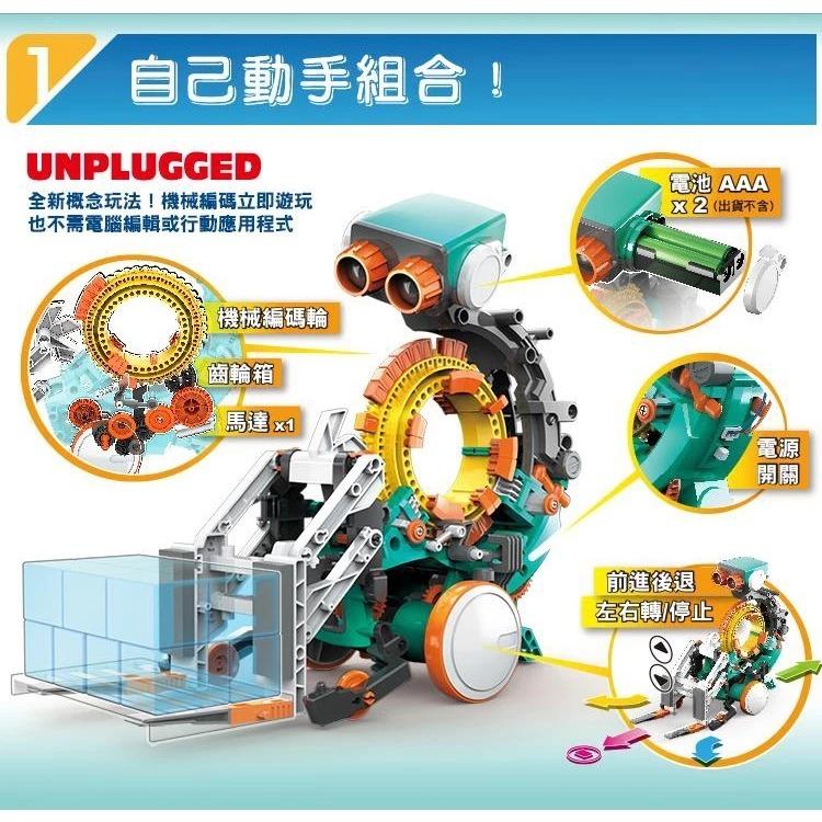 【Pro＇sKit 寶工】GE-895 五合一機械編程機器人 親子 DIY 學習教具 ST安全玩具 模型 台灣製造-細節圖3