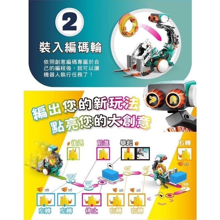 【Pro＇sKit 寶工】GE-895 五合一機械編程機器人 親子 DIY 學習教具 ST安全玩具 模型 台灣製造-細節圖7