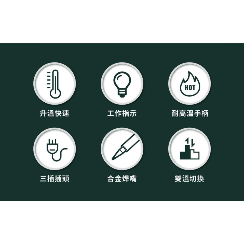 【DIY品牌聯盟】Pro＇sKit 寶工 瞬間加熱陶瓷烙鐵40/200W SI-109E 烙鐵 加熱烙鐵-細節圖3