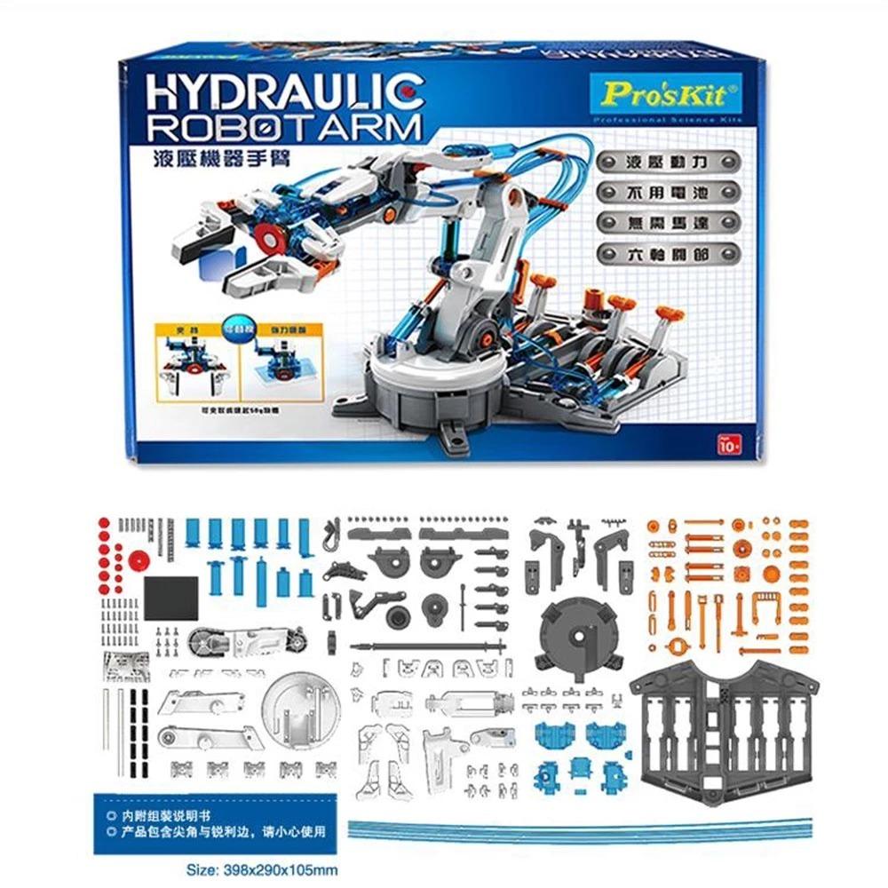 【Pro＇sKit 寶工】GE-632 液壓機器手臂 親子 DIY 學習教具 ST安全玩具 模型 台灣製造-細節圖9