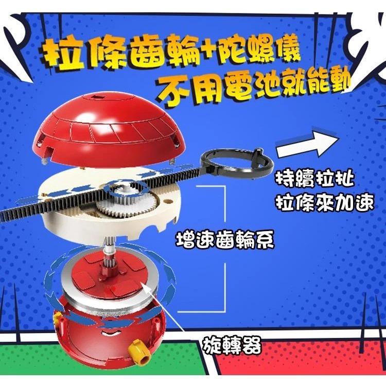 【Pro＇sKit 寶工】GE-635 六合一搖擺陀螺 親子 DIY 學習教具 ST安全玩具 模型 台灣製造-細節圖3