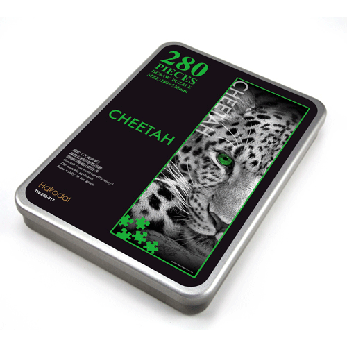 台旺拼圖 280片拼圖-動物榮耀篇  戰狼 Wolf/傲虎 Tiger/雄獅 Lion/獵豹 Cheetah-細節圖5