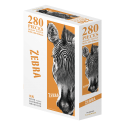 台旺拼圖 280片拼圖-動物榮耀篇 大象/斑馬/犀牛/長頸鹿-規格圖4