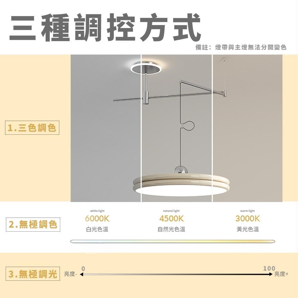 【formosa】35W 北歐 swing Arm LED 餐吊燈 附遙控器 調光調色-細節圖4