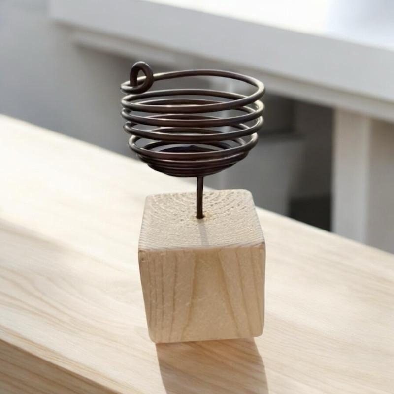 微甜多肉小陽台．空氣鳳梨的家｜鋁線手作．空氣鳳梨置物架｜積木款-細節圖3