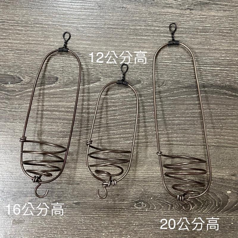 微甜多肉小陽台．空氣鳳梨的家｜鋁線手作．鋁線掛籃(不含植物)-細節圖2