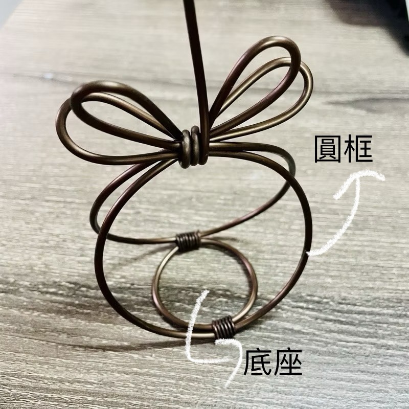 微甜多肉小陽台．空氣鳳梨的家｜鋁線手作．橘子小花架（不含植物）-細節圖3