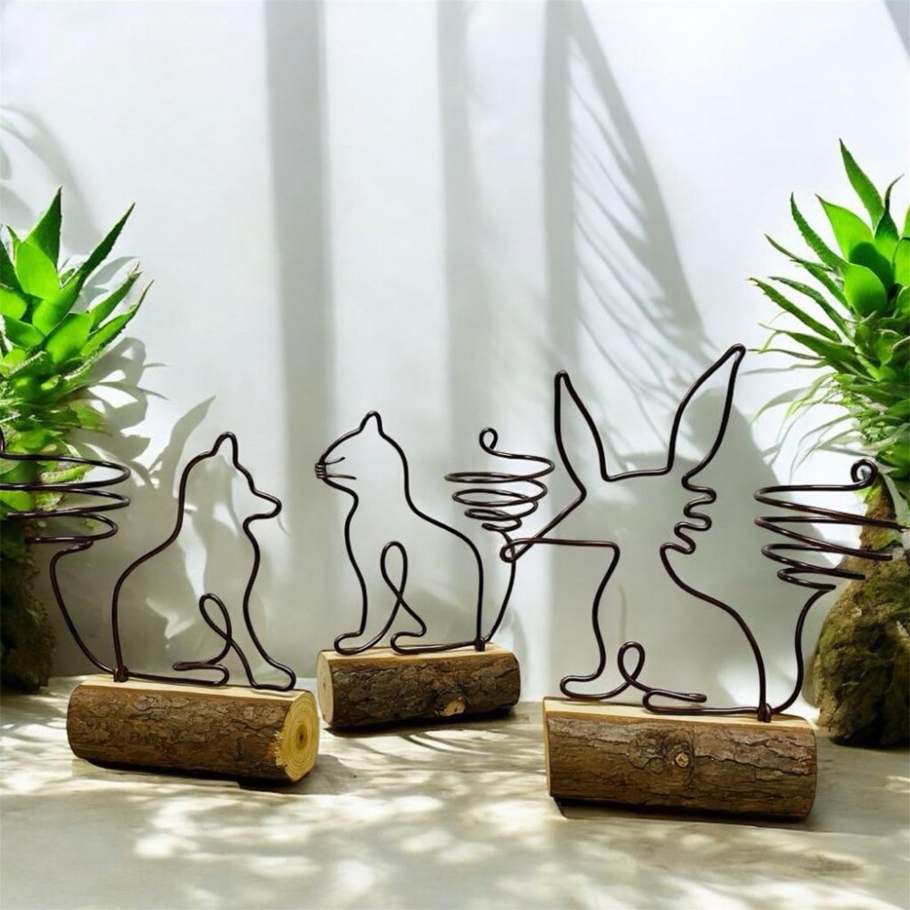 Yasha 微甜多肉小陽台.空氣鳳梨的家 / 森林小動物（不含植物）-細節圖5