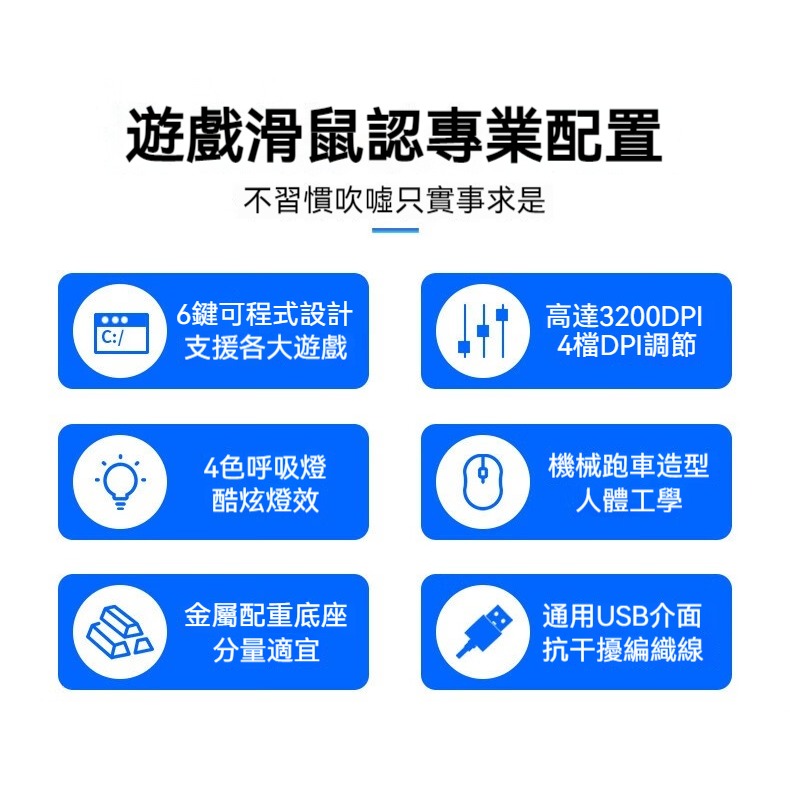 前行者G9 機械手有線滑鼠 遊戲滑鼠 電競滑鼠 辦公滑鼠 女生滑鼠 靜音滑鼠 接近無聲 多色可選 BSIM認證-細節圖6